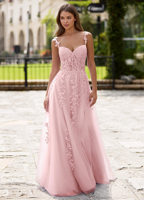 Dreamscape Blushing Pink A-Line Prom Dress  Dress