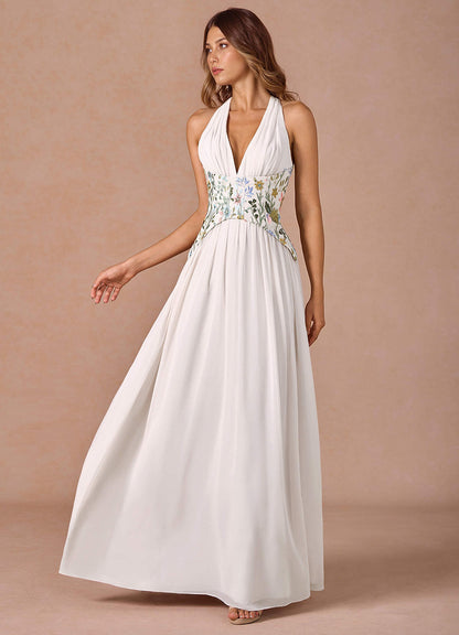 Ellis White Maxi Dress