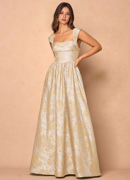 Runa Vintage Champagne Maxi Dress  Dress