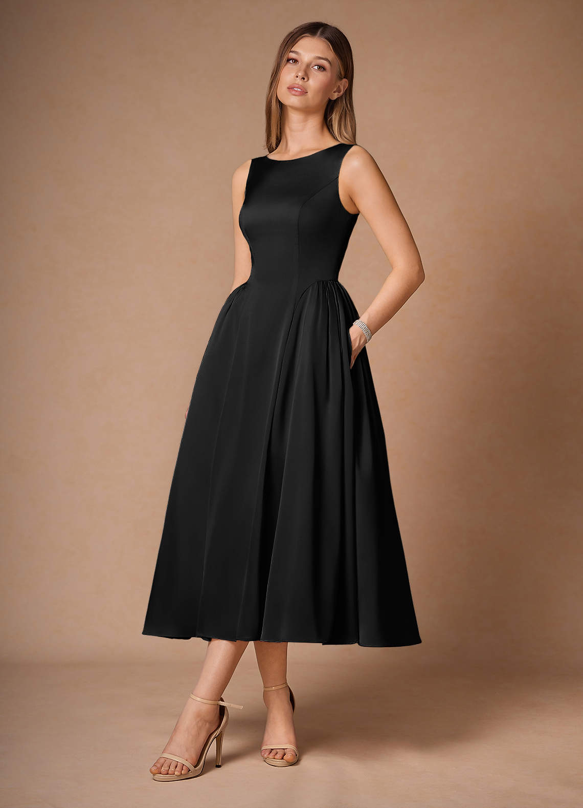 Casey Black Midi Dress
