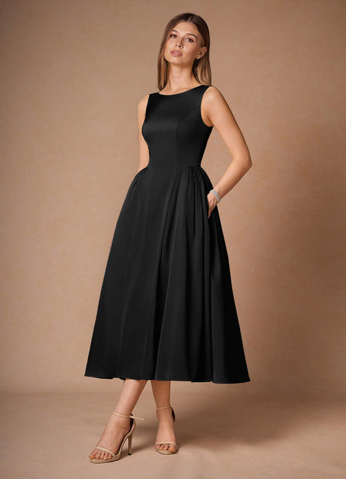Casey Black Midi Dress