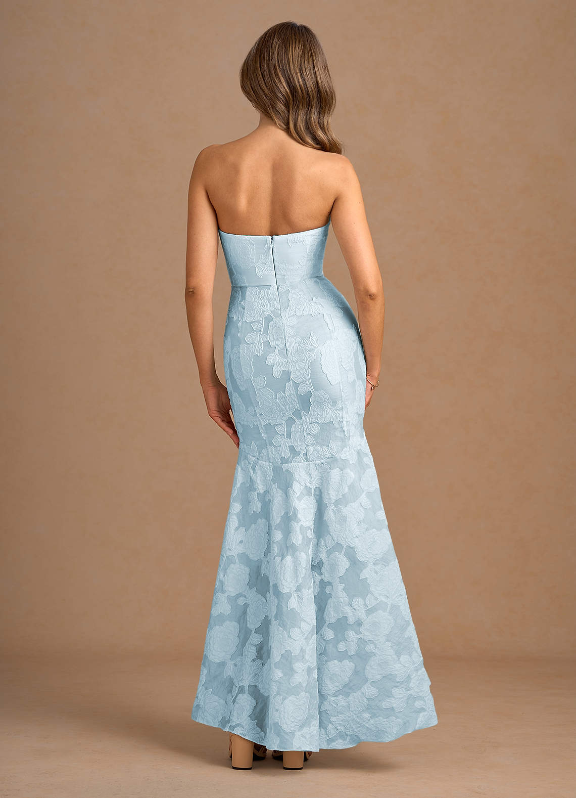 Avina Pale Blue Maxi Dress