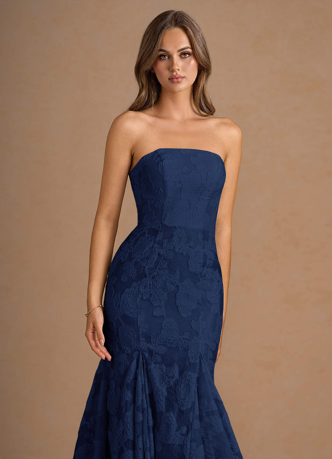Avina Dark Navy Maxi Dress  Dress