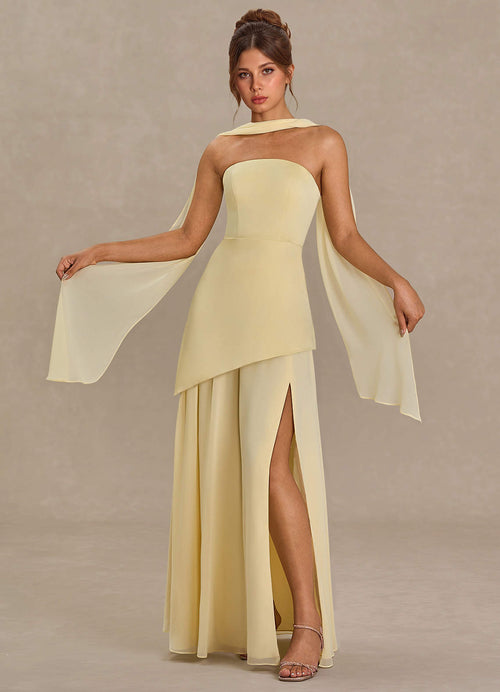 Alma Lemon Sorbet Two-Piece Sets  Dress