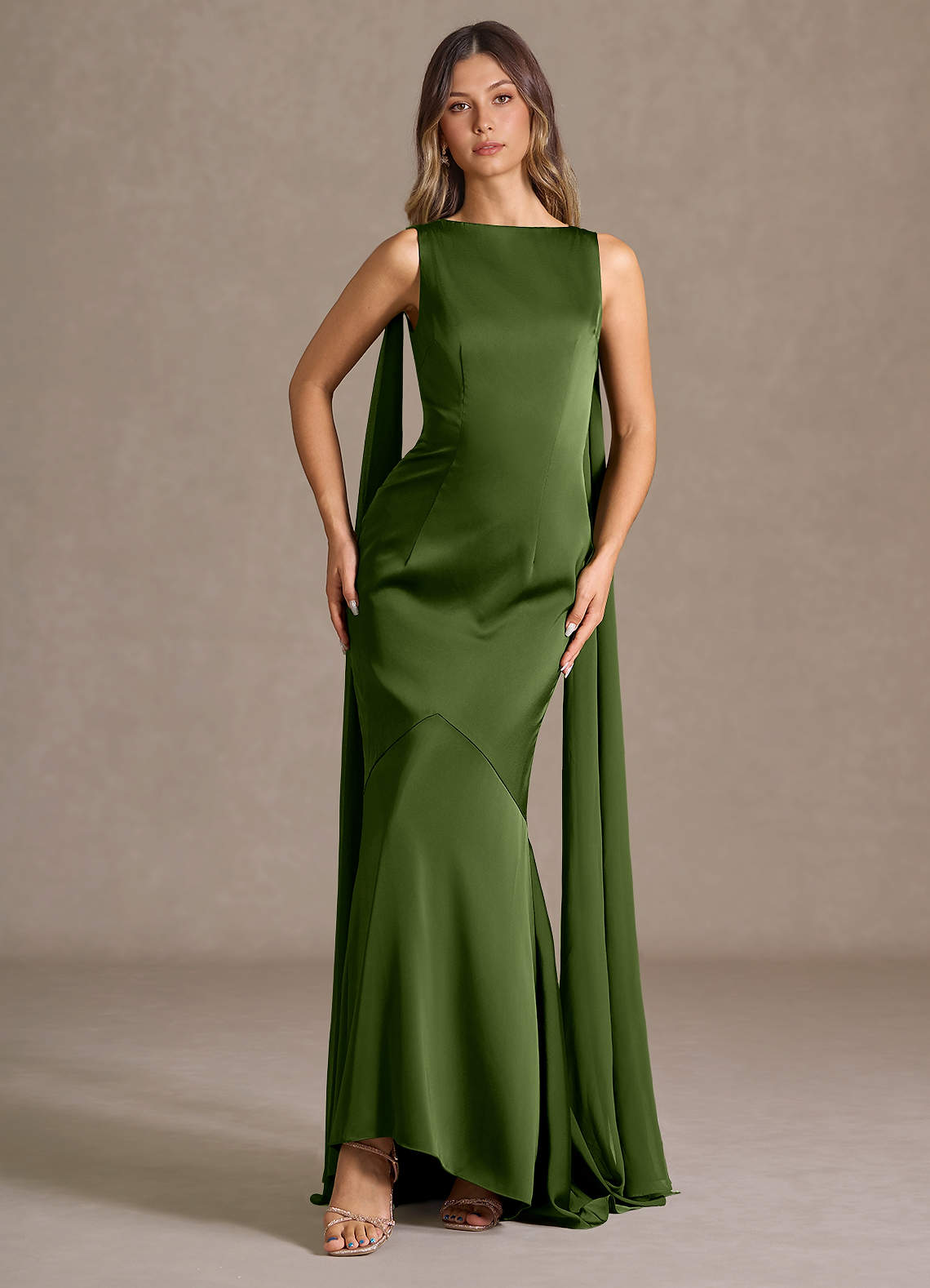 Wynne Olive Maxi Dress  Dress
