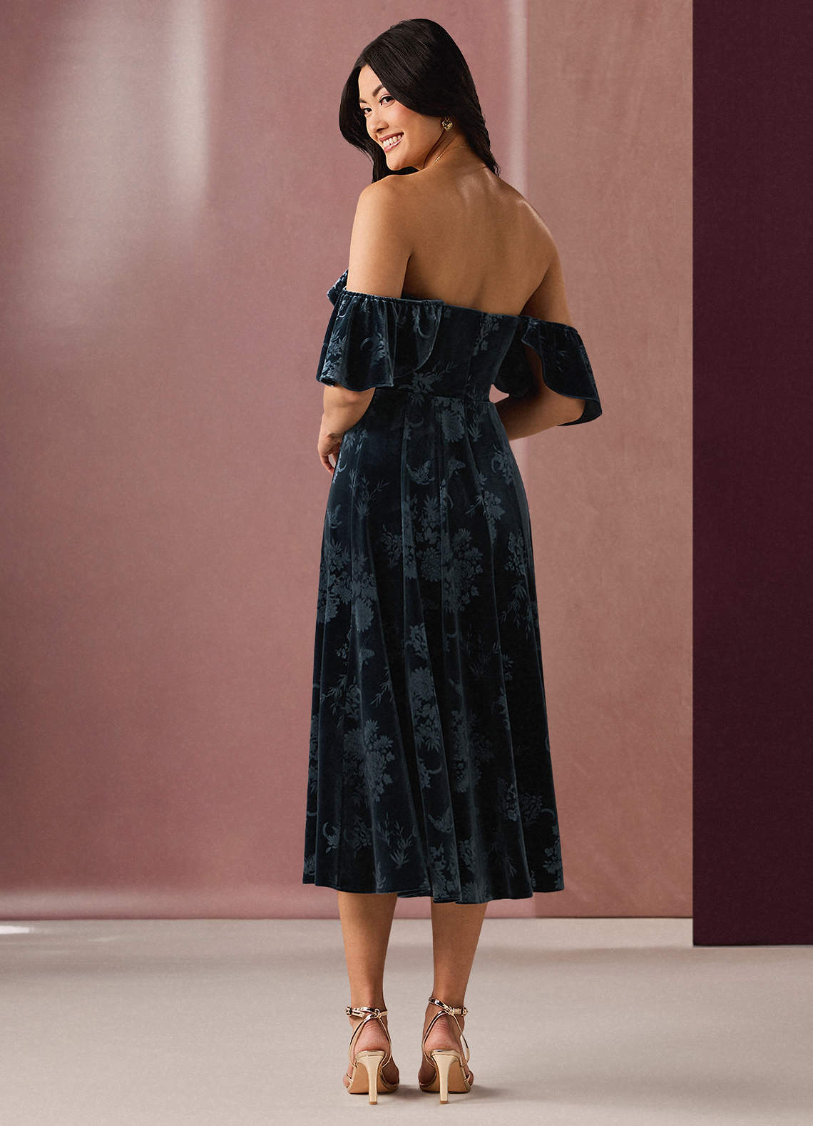 Sadie Midnight Midi Dress  Dress