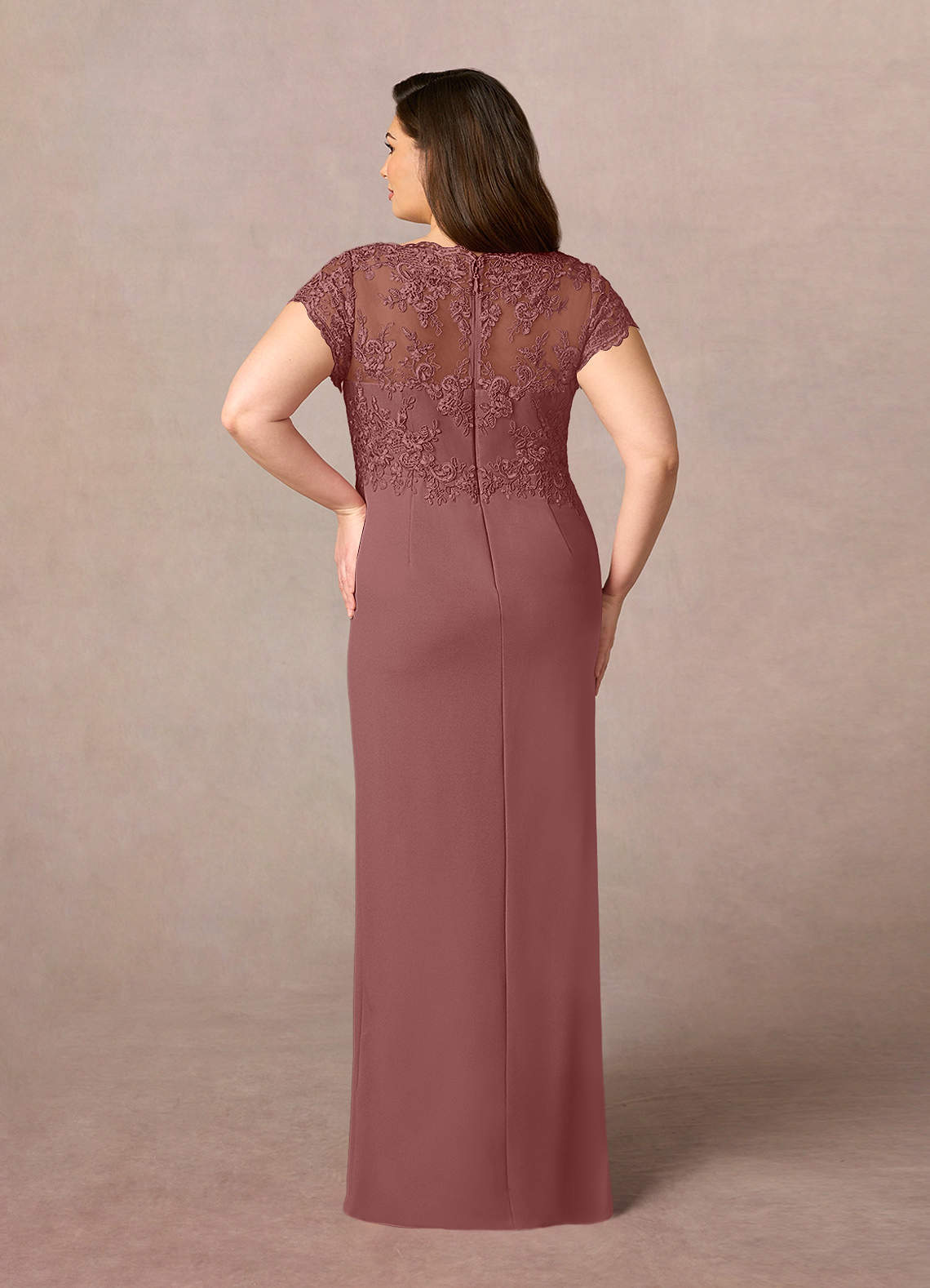Desert Rose Sheath Lace Dress