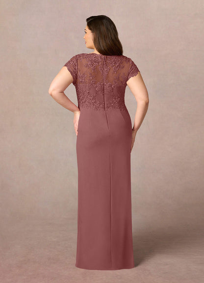 Desert Rose Sheath Lace Dress