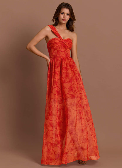 Xylia Tangerine Maxi Dress  Dress