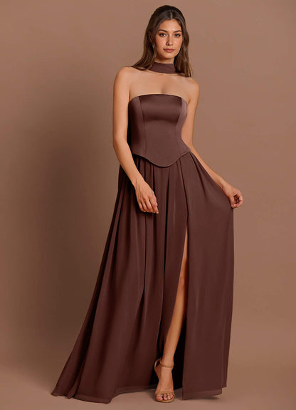 Cadence Mocha Coco Maxi Dress  Dress