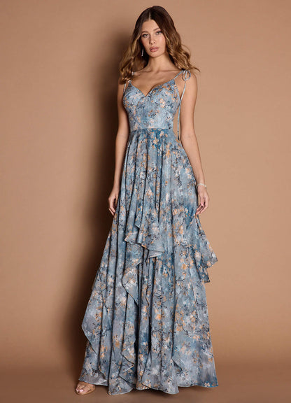 Harmony Powder Blue Maxi Dress  Dress