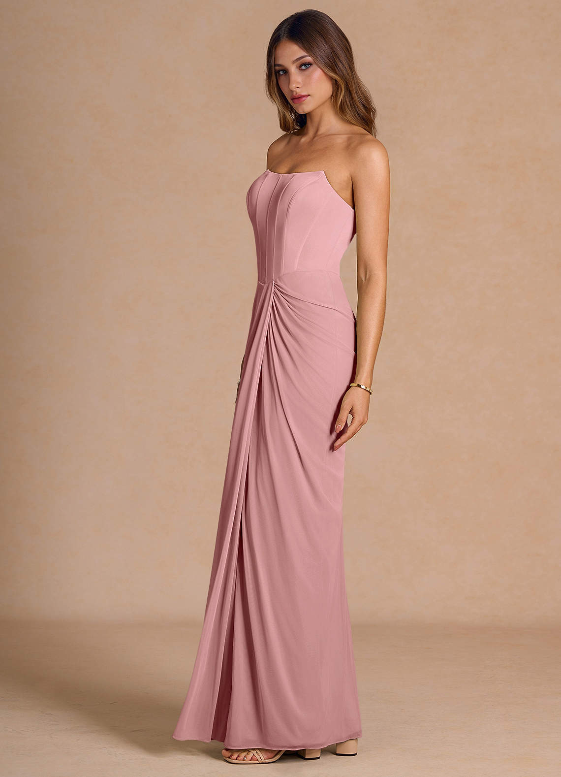 Anais Light Pink Maxi Dress