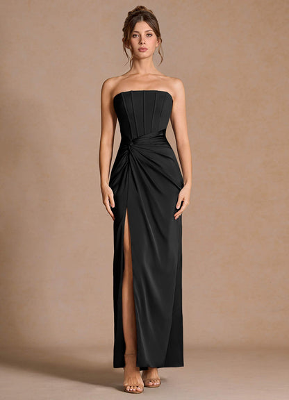 Selene Black Maxi Dress