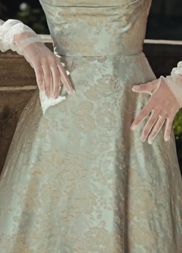 Lilla Vintage Blue Maxi Dress