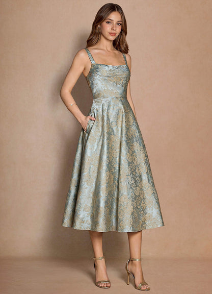 Melusine Vintage Blue Midi Dress