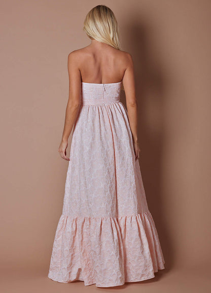Vesna Pale Pink Maxi Dress