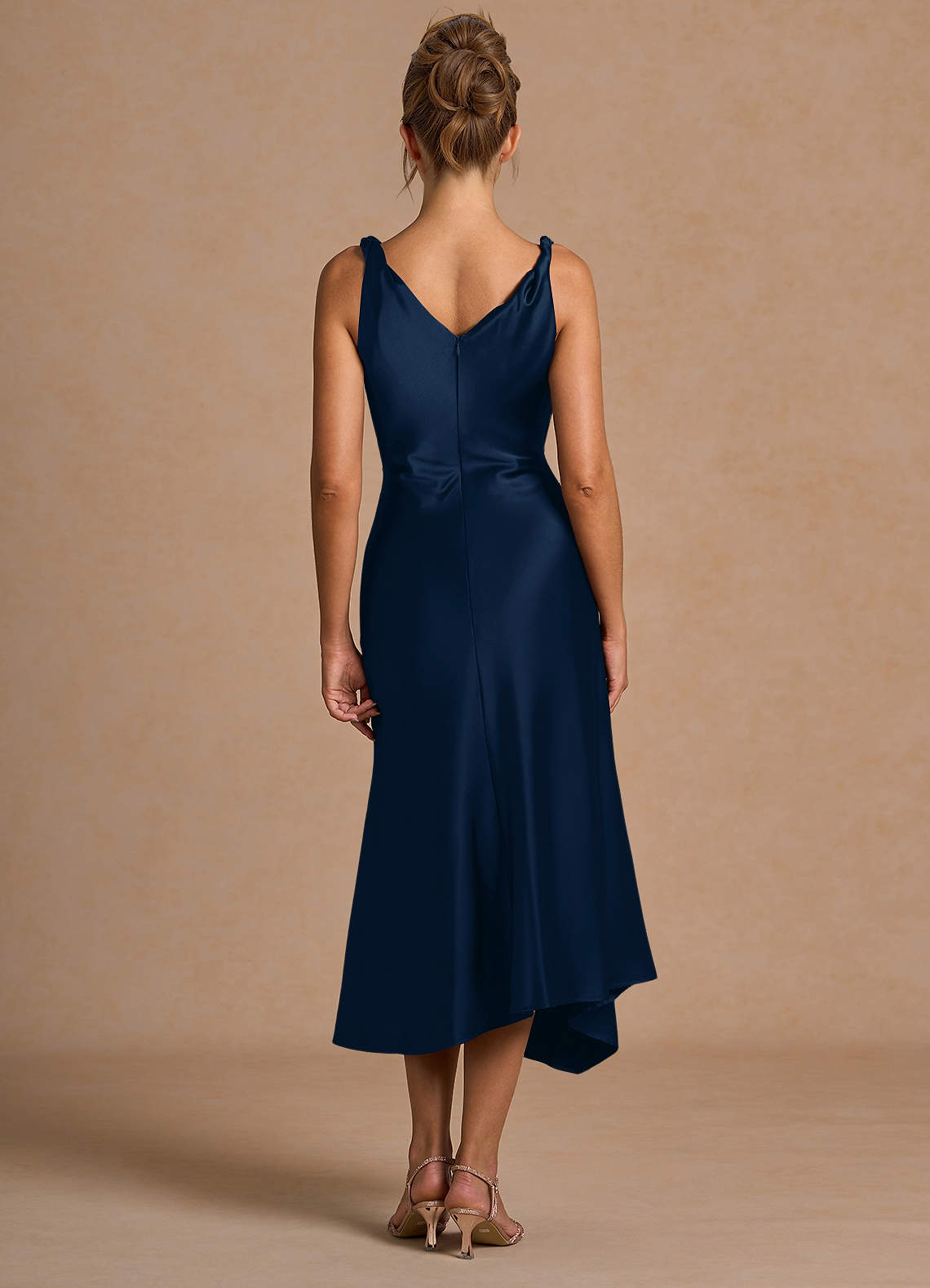 Nerine Navy Midi Dress  Dress