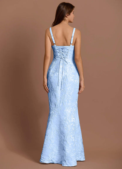 Jennifer Sky Blue Maxi Dress