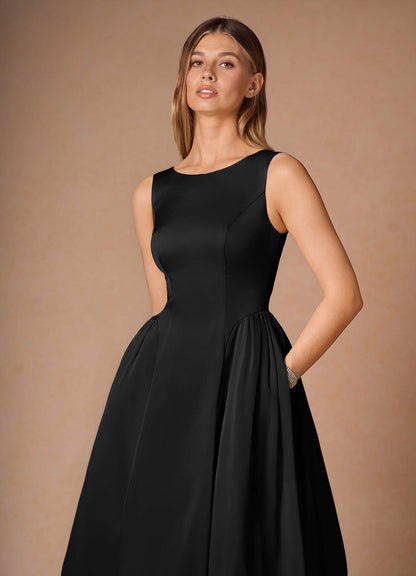 Casey Black Midi Dress