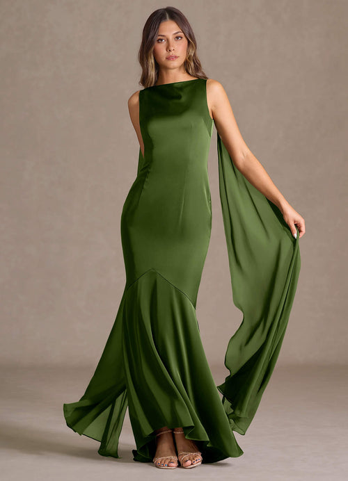 Wynne Olive Maxi Dress  Dress