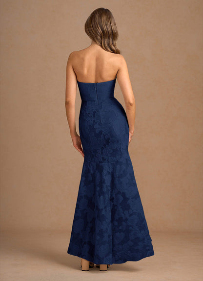 Avina Dark Navy Maxi Dress  Dress