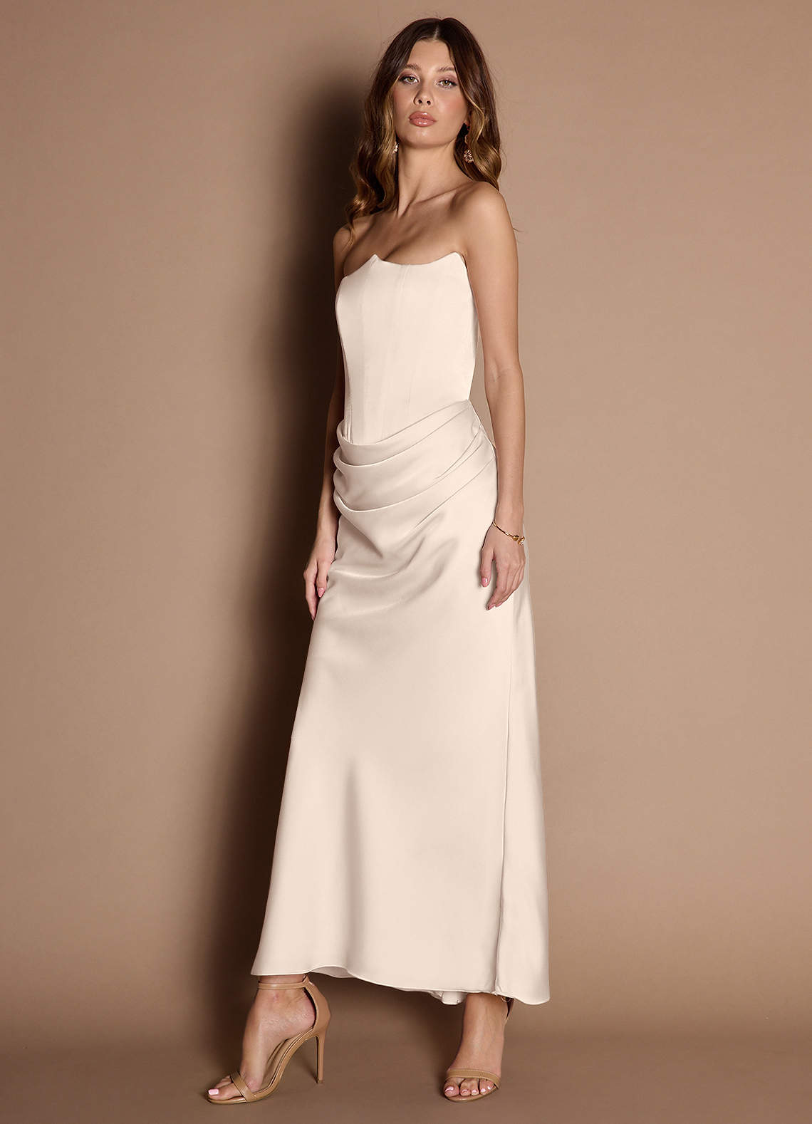 Debby Cream Maxi Dress  Dress