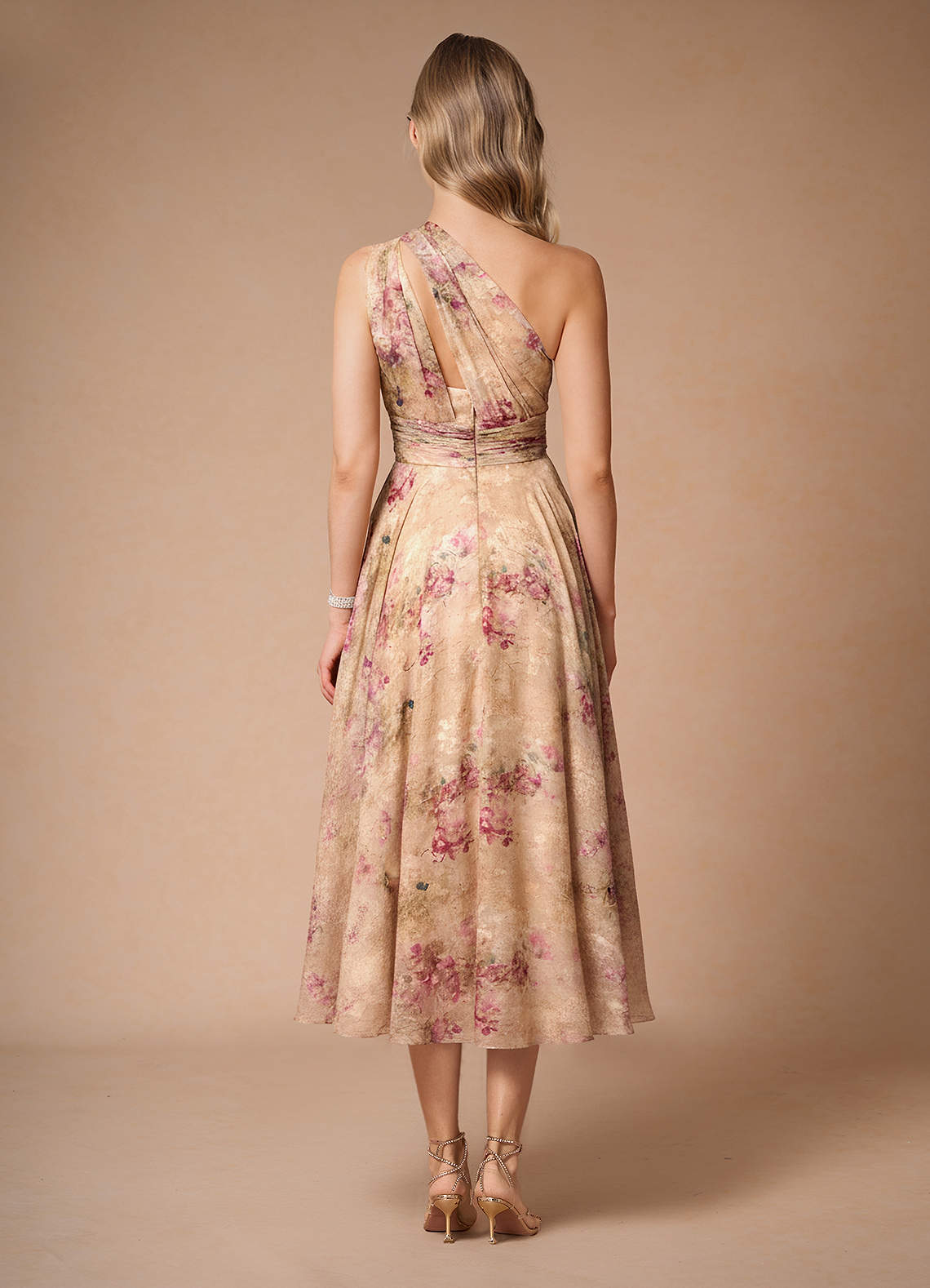 Hestia Dusty Floral Midi Dress