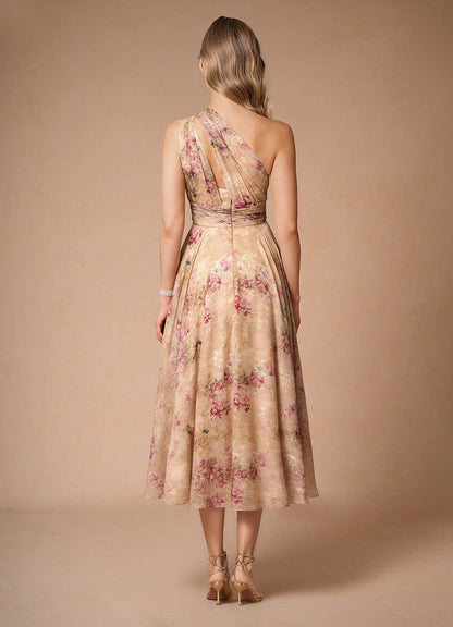 Hestia Dusty Floral Midi Dress
