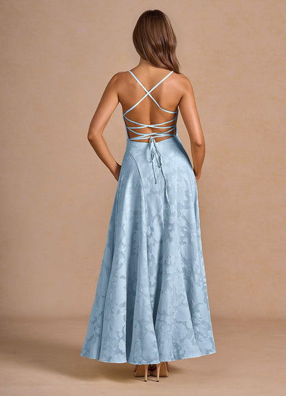 Irelia Sky Blue Maxi Dress  Dress