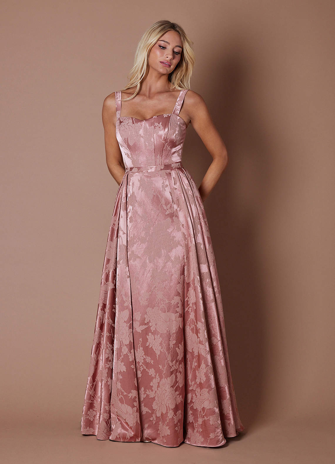 Kelis Rosewood Pink Maxi Dress