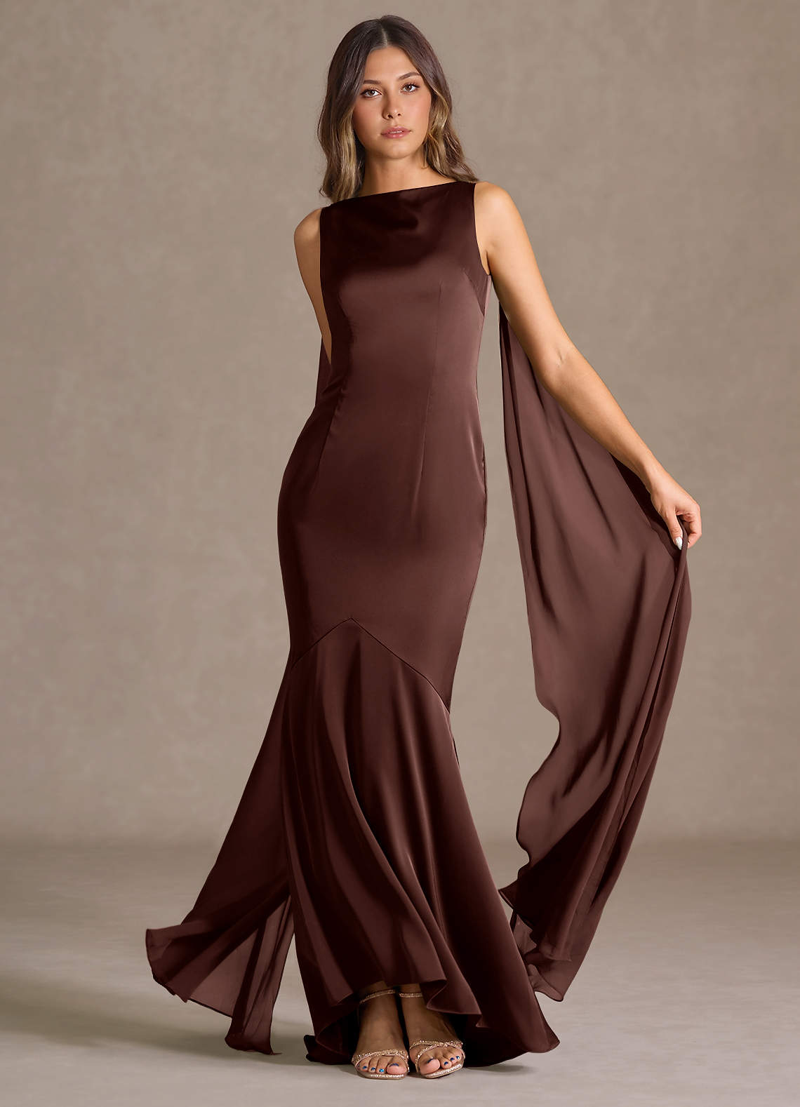 Wynne Mocha Coco Maxi Dress  Dress