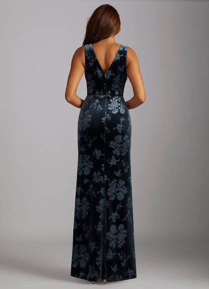 Maliah Midnight Twist Knot Maxi Dress