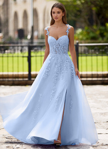 Dreamscape Sky Blue A-Line Prom Dress  Dress