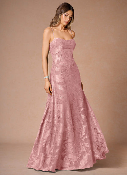 Hollis Coral Pink Lace Back Maxi Dress  Dress