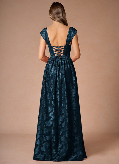 Hazel Navy Pleated Maxi Dress  Dress