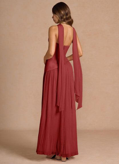 Tierney Terracotta Maxi Dress
