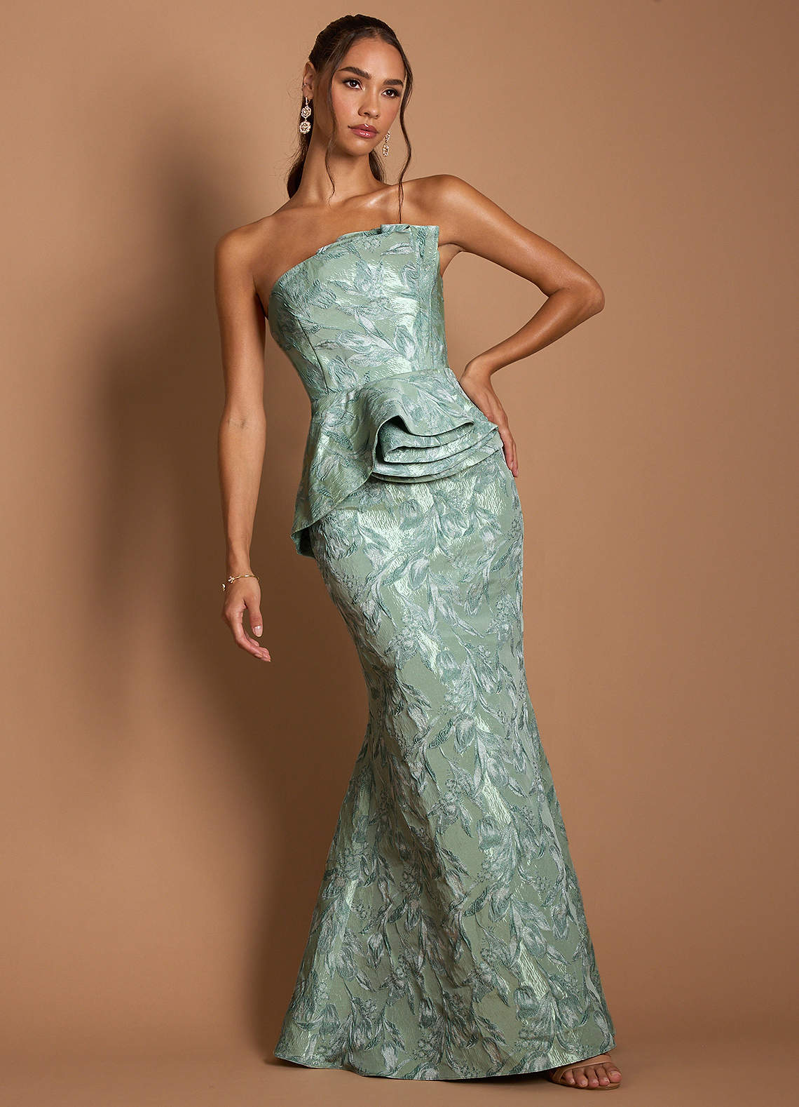 Justine Silver Sage Gown