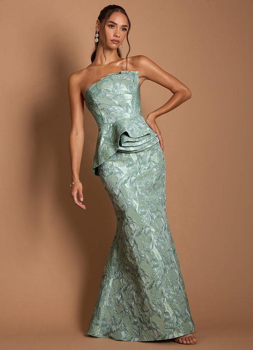 Justine Silver Sage Gown