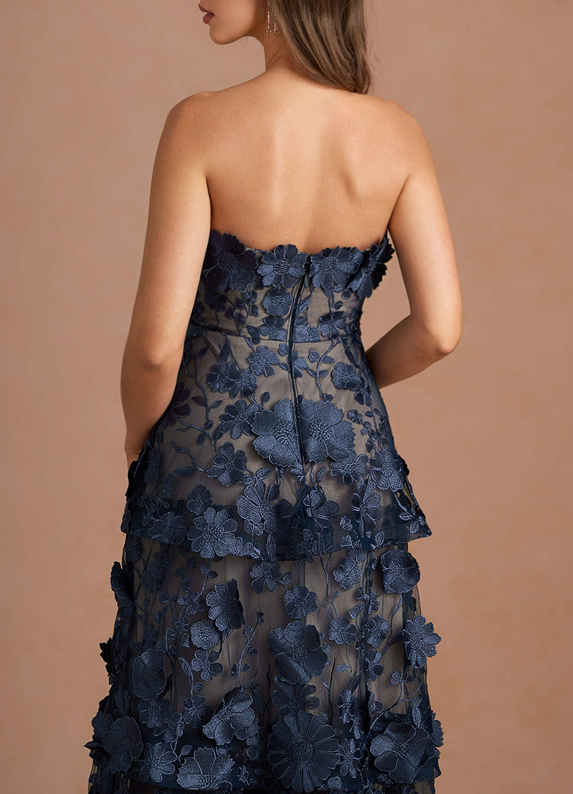 Patricia Navy Maxi Dress
