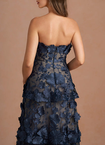 Patricia Navy Maxi Dress