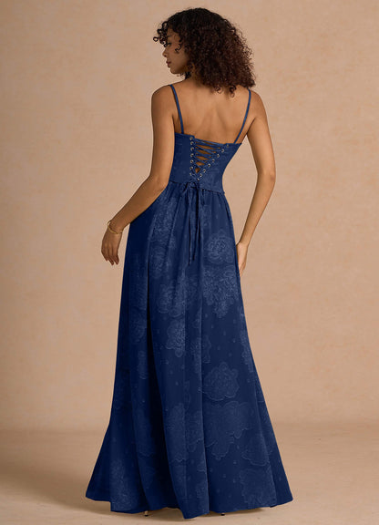 Isaura Navy Maxi Dress  Dress