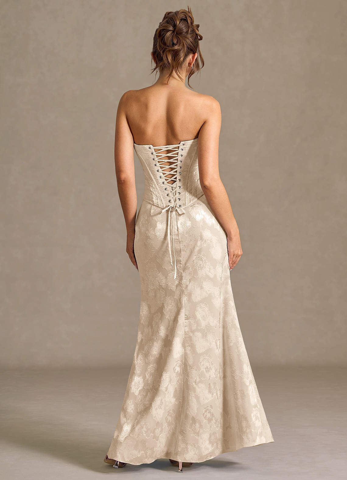 Alyssa Cream Corset Two-Piece Dress  Dress