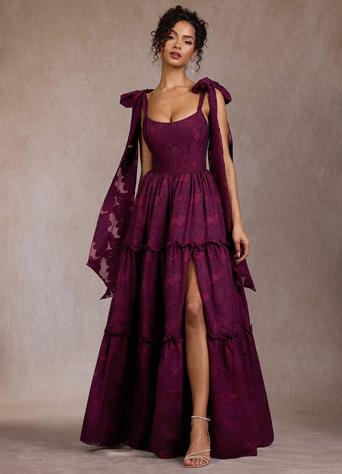 Vilma Plum Orchid Maxi Dress  Dress
