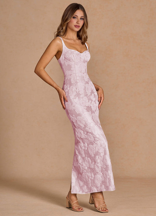 Odette Purple Maxi Dress