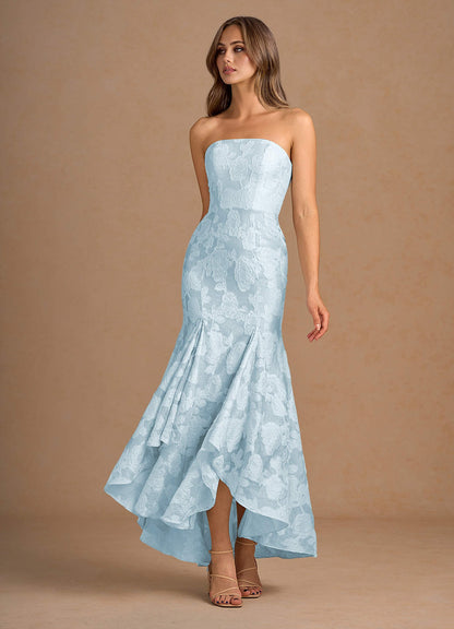 Avina Pale Blue Maxi Dress