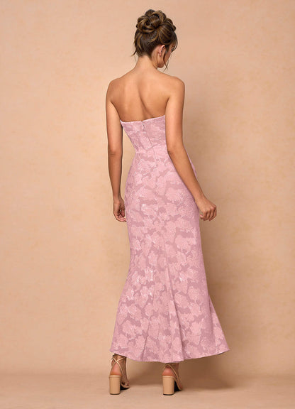 Ezrena Dusty Pink Maxi Dress