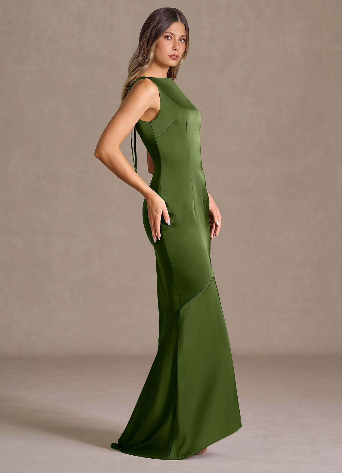 Wynne Olive Maxi Dress  Dress