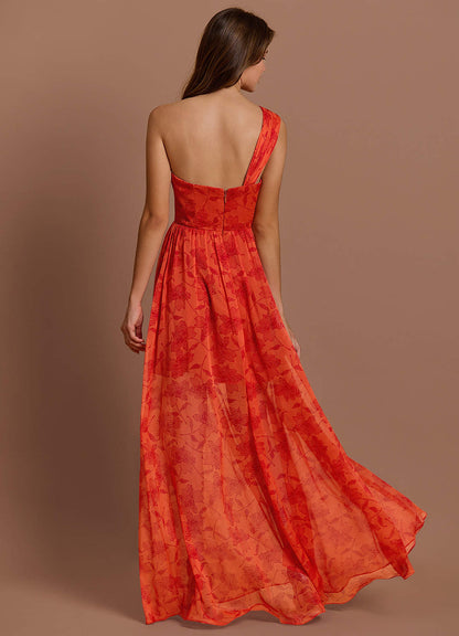 Xylia Tangerine Maxi Dress  Dress