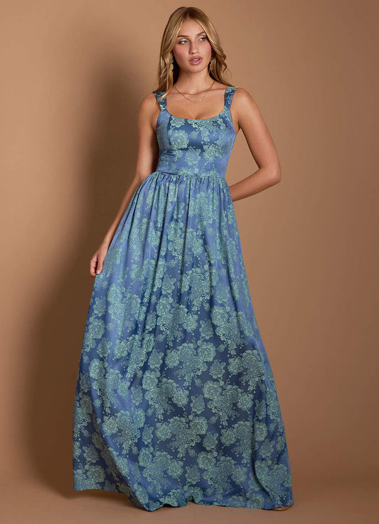 Thalia Sapphire Maxi Dress