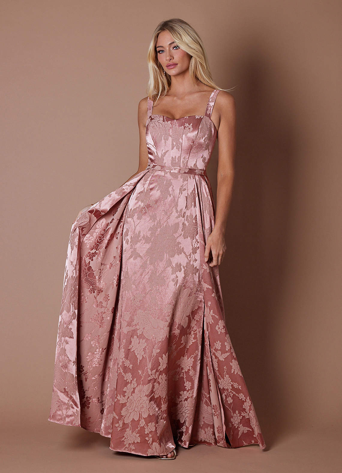 Kelis Rosewood Pink Maxi Dress